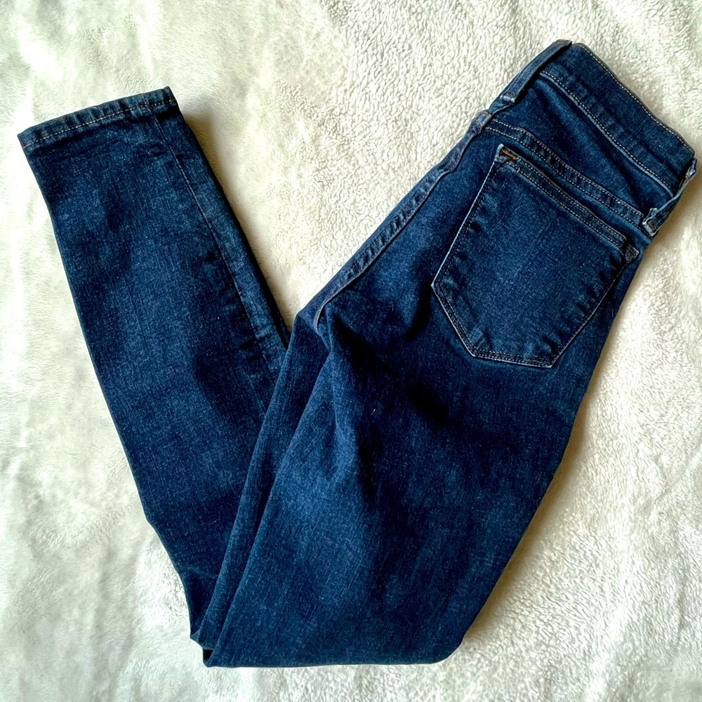 J. Crew size 24 8” toothpick jeans